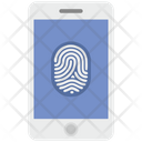 Mobile Fingerprint Lock Icon