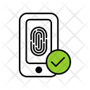 Fingerprint Login Denied Icon