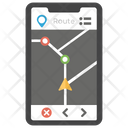 Mobile Navigation Mobile Gps Navigator Icon