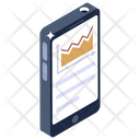 Mobile Graph Mobile Analytics Infographic Icon