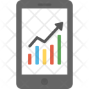 Mobile Growth Chart  Icon
