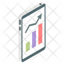 Mobile Growth Chart  Icon