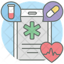 Mobile Health Medical Services Digital Health Icon