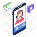 Customer Services Customer Support Mobile Help Icon