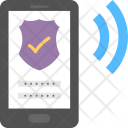 Mobile Internet Security Icon