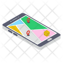 Mobile Location Online Location Navigation Icon