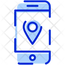 Mobile Location Mobile Pin Icon