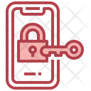 Mobile Lock Key Icon