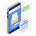 Mobile Mail Email Loading Mobile Mail Loading Icon