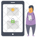 Mobile Mail Security Icon