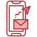 Mobile Mail Send Icon