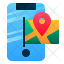 Mobile Maps Direction Phone Icon