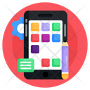 App Development Mobile Development Phone Content Icon
