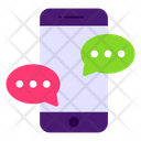 Discussion Forum Mobile Messaging Mobile Communication Icon