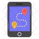 Mobile Navigation Mobile Map Gps App Icon