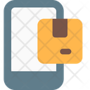 Mobile Parcel Logistics Delivery Tracking Parcel Icon