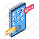 Mobile Pattern Lock  Icon