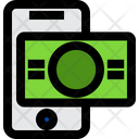 Mobile Phone Investment Coin Icon