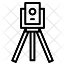 Mobile phone in tripod  Icon