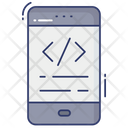 Mobile Programming Mobile Coding Mobile Code Icon