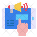 Mobile Hand Online Icon