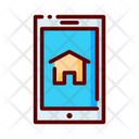Mobile Real Estate Online Property Booking Mobile Property Icon