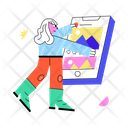 Mobile Scrolling  Icon