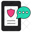 Mobile Secure Chat Icon