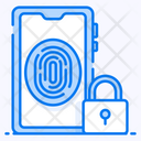 Mobile Security Mobile Protection Thumb Lock Icon