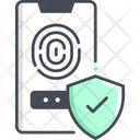 Mobile Security Mobile Passwork Mobile Identitiy Icon