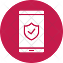 Mobile Security Antivirus App Data Protection Icon