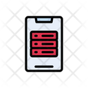 Mobile Server Storage Icon