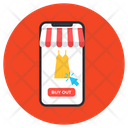 Buy Online Mobile Shop Online Shopping Icon