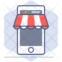 Mobile shopping Icon