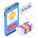 Mobile Shopping Payment Clothing App Mobile Shopping Icon