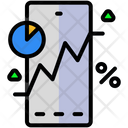 Mobile Stock Stock Chart Icon