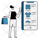 Mobile Store Mcommerce Mobile Shopping Icon