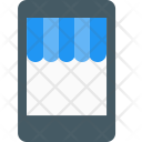 Mobile Store Shopping Icon