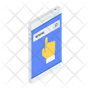 Mobile Surfing Searching Seo Icon
