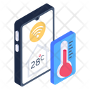 Mobile Temperature Icon