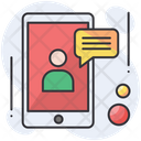 Mobile Text Icon