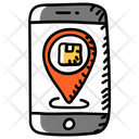 Mobile Tracker App Parcel Tracking Cargo Tracking Icon