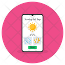 Mobile Weather App Weather Forecast Mobile App Icon