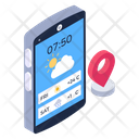 Mobile Weather App Mobile App Smartphone App Icon