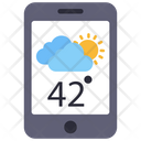 Mobile Weather App Icon