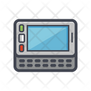 Mobile With Keyboard Responsive Technology Icon