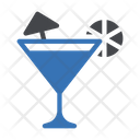 Mocktail Juice Glass Icon