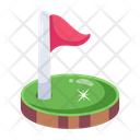 Golf Hole Golf Flag Golf Game Icon