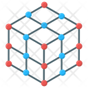 Molecular Nanotechnology Molecular Network Cell Bonding Icon