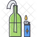Molotov Cocktail Lighter Icon